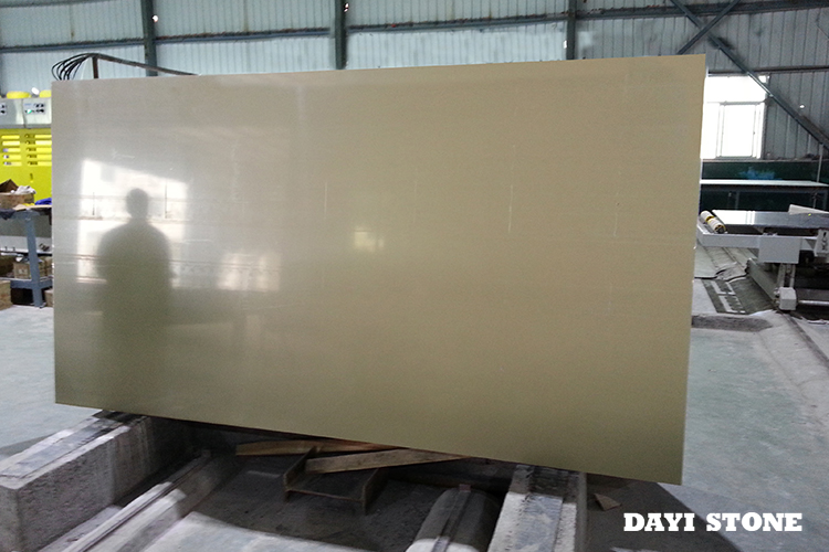 Yellow Quartz Slabs-Like Marble